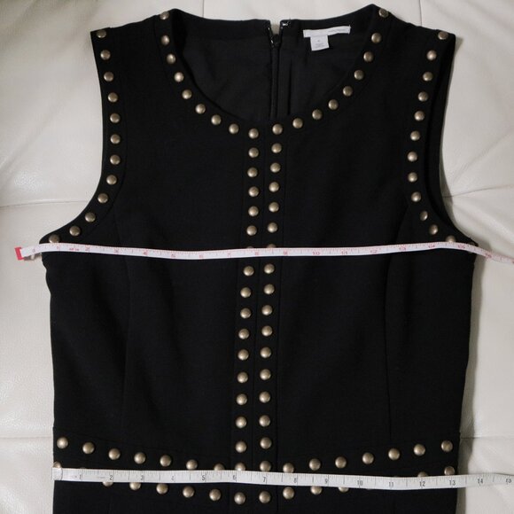 HALOGEN Black Studded Mini Dress - Picture 5 of 6